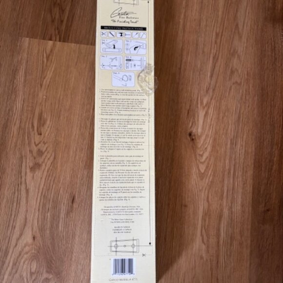 Gatco New Hatton Polished Gold Tone 18" Towel Bar Model #4771 - Picture 4 of 4